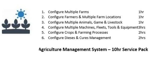 [AGRI10HSPK] Agriculture Management System 10hr Service Pack